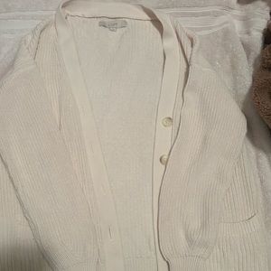 WHITE LOFT CARDIGAN